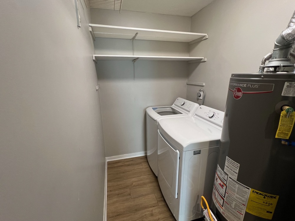 In-unit laundry with brand new LG washer and dryer